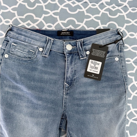 NWT True Religion Jennie Curvy Mid Rise Super Skinny Jean - Picture 5 of 5